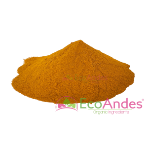Imagen de Cúrcuma en polvo de producción ecológica de la marca EcoAndes.