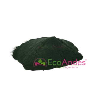 Imagen de Espirulina en polvo de producción ecológica de la marca EcoAndes.